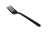 TakeAware.nl Bestek Herbruikbare vork 180mm PP zwart Bio