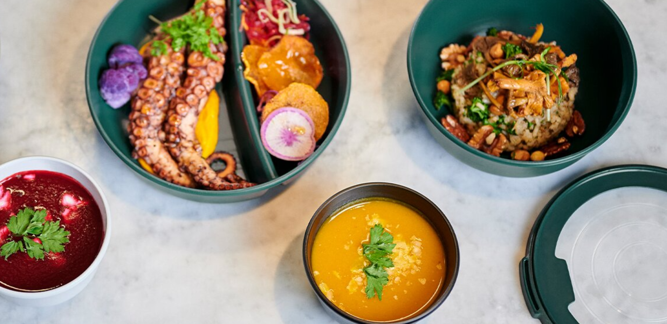 Maltijdkommen met eten | Mepal Pro