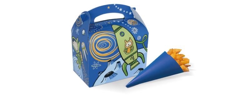 Kindermenü Boxen