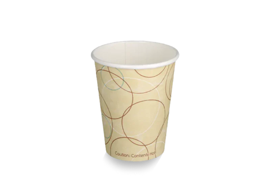takeaware.nl Koffiebekers Kartonnen koffiebeker 300cc 12oz champagne