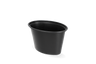 Oval sauce container 5oz 125ml Ø95mm Black