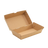 Take-Away-Boxen, Karton, 20,5 x 11 x 8 cm, Braun, rechteckig 