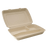 Zuckerrohr Menüboxen, 3-geteilt 32 x 21 x 6,7 cm, braun