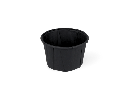 TakeAware.nl Souffle sausbakje papier zwart 60ml 2oz