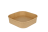 Square meal tray cardboard 750ml Kraft