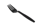 TakeAware.nl Bestek Herbruikbare vork 180mm PP zwart