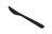 Mehrweg-Messer 180 mm PP schwarz