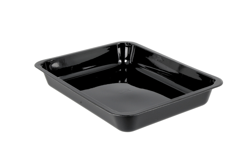 TakeAware.nl CPET tray zwart 1 vaks 226x176x35mm