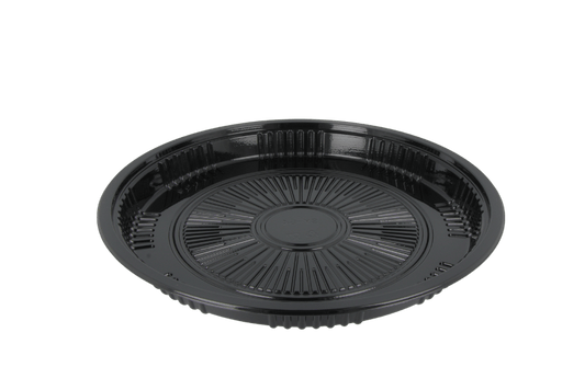 TakeAware.nl Sushi tray SY-54 + deksel rond Ø320mm Zwart