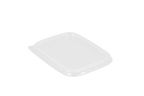 TakeAware.nl Deksels PP rechthoekig 108mm transparant (tbv zwarte bakjes)