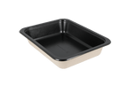 TakeAware.nl Suikerriet menutray 227x178x44mm 1vaks zwart CPET-lam