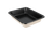 Sugar cane menu tray 227x178x44mm 1compartment black CPET 