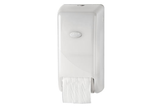TakeAware.nl Toiletpapier Doprol Dispenser (2 boven elkaar) wit