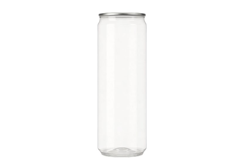 TakeAware.nl PET Can 330ml Slim transparant