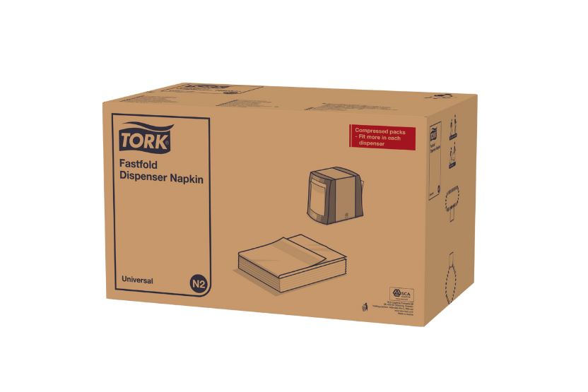 Tork Tork® N2 dispenserservet Fastfold wit (10933)