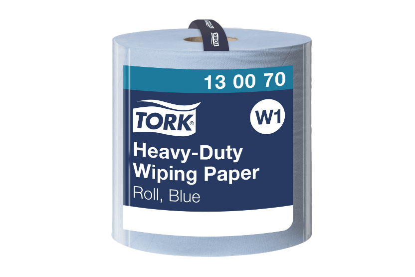 Tork Tork® W1 Heavy-Duty Rol Poetspapier Multifunctioneel 1x1000 vellen Blauw (130070)