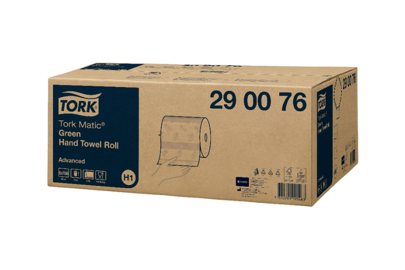 Tork Tork Matic® H1 Handdoekrol 6 rollen x 150m Groen Advanced (290076)