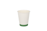 Kaffeebecher, Pappe, 150 ml 6 oz Ø 70 mm, ECO Weiß (42811)