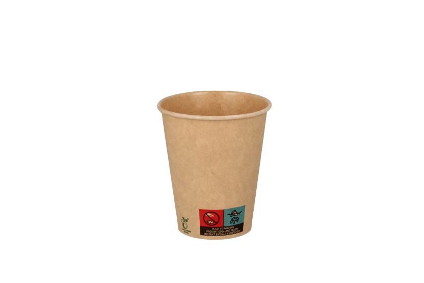 TakeAware.nl 6oz pla kraft paper cup (42806)