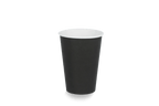 takeaware.nl Koffiebekers Kartonnen koffiebeker 180cc 7.5oz zwart gecertificeerd