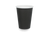 Kaffeebecher, Pappe, 360 ml 12 oz ø 90 mm FSC®Mix, Schwarz