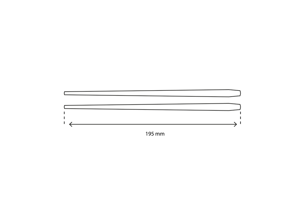 TakeAware.nl Bamboe chopsticks eetstokjes 19.5cm in hoesje
