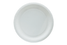 Teller ø 23 cm Weiß Pappe