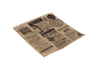 Hamburger bag 17x18cm newspaper greaseproof paper BIO