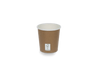 Coffee cup 120cc 4oz Ø63mm kraft brown FSC®Mix