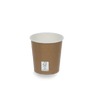 Coffee cup 120cc 4oz Ø63mm kraft brown FSC®Mix