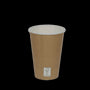 Kaffeebecher, Pappe, 180 ml 7,5 oz ø 70 mm FSC®Mix, Braun