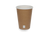 Kaffeebecher, Pappe, 360 ml 12 oz ø 90 mm FSC®Mix, Braun