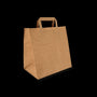 Papier-Tragetaschen Mittel Braun 26 x 17 x 27 cm