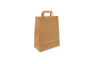 Paper carrier bags Small Brown 22+10x28cm BIO