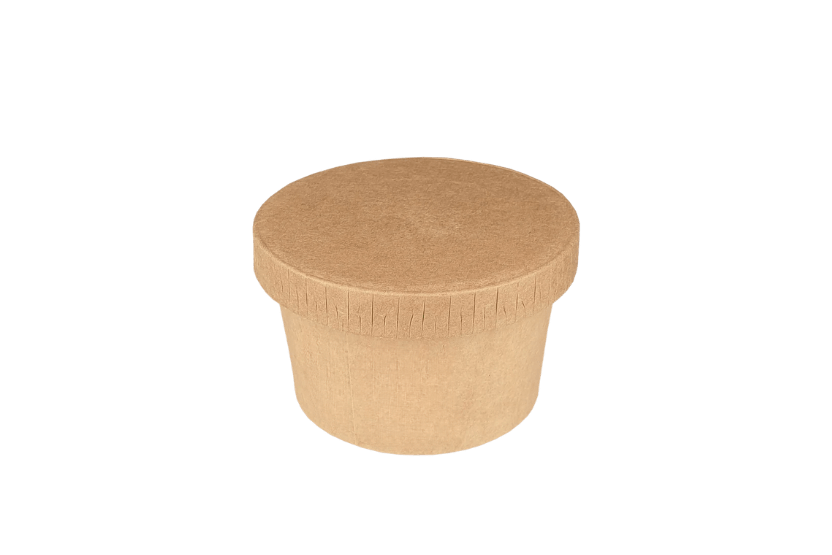 takeaware.nl Saus- en amusebakjes Bakje 90cc Ø75mm 3oz karton kraft BIO