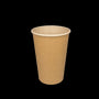 Kaffeebecher, Pappe, 180 ml 7,5 oz ø 70 mm, Braun