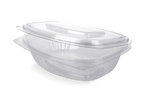 TakeAware.nl Saladebakje met klapdeksel 750 ml rPET doos