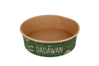 TakeAware.nl Salade Poke Bowl kraft-1100ml 38oz  184mm DADAWAN custom