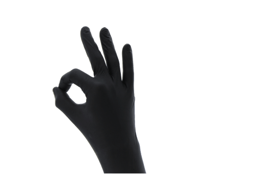 TakeAware.nl Handschoenen Handschoenen Nitril Cat III Classic Zwart Maat XL nieuw