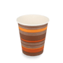 Kaffeebecher, Pappe, 300 ml 10 oz Ø 90 mm, gestreift