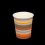 Coffee cup 230cc 8oz Ø80mm cardboard striped