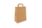 Recyclingpapier-Tragetaschen Klein Braun 22 x 10 x 28 cm 