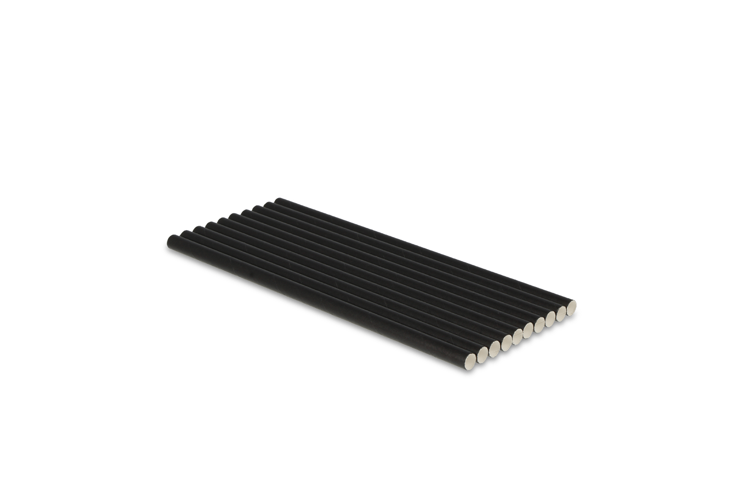 takeaware.nl Rietjes Papieren rietjes zwart 200x8mm BIO