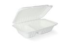 takeaware.nl Maaltijdbakken en schalen Menubox 2-vaks suikerriet BIO