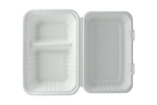 takeaware.nl Maaltijdbakken en schalen Menubox 2-vaks suikerriet BIO