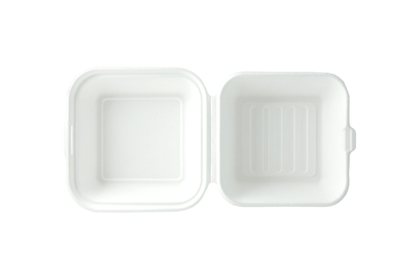 takeaware.nl Hamburgerbakjes Hamburgerbakje IP6 Groot suikerriet BIO