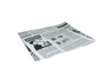 Greaseproof paper 33x30cm hamburger sheets FSC®Mix newspaper white