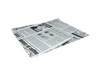 Burger Einschlagpapier Zeitungsmotiv Weiß fettdicht 380 x 330 mm FSC®Mix