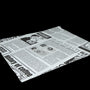 Greaseproof paper 33x38cm hamburger sheets FSC®Mix newspaper white