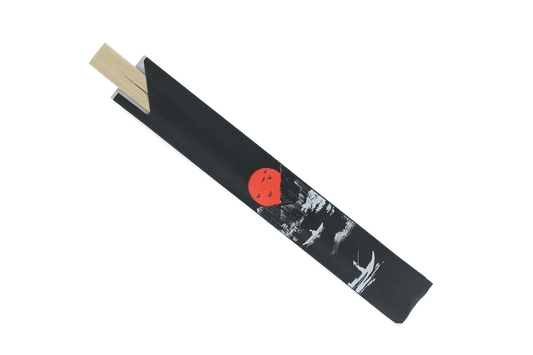 takeaware.nl Bestek Bamboe chopsticks eetstokjes 21cm bamboe in hoesje